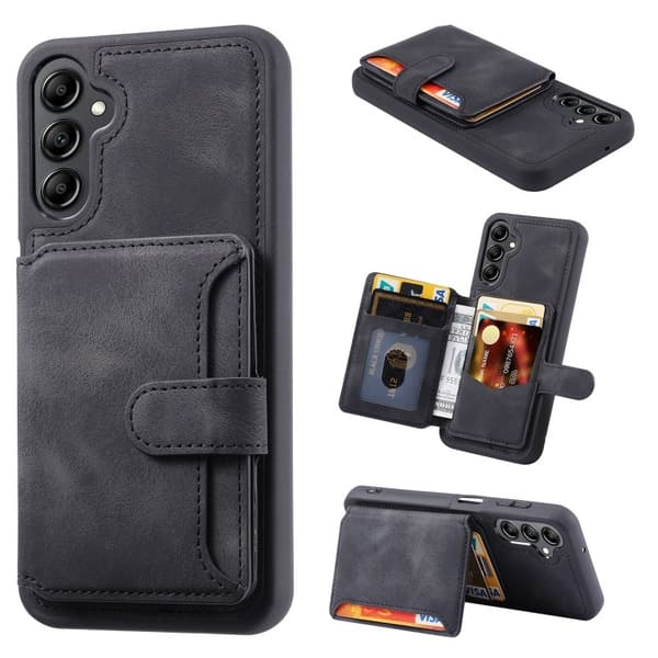 Samsung S25 Stöttåligt Premium Skal RFID 7-FACK Solid V6 Nordcell™ svart