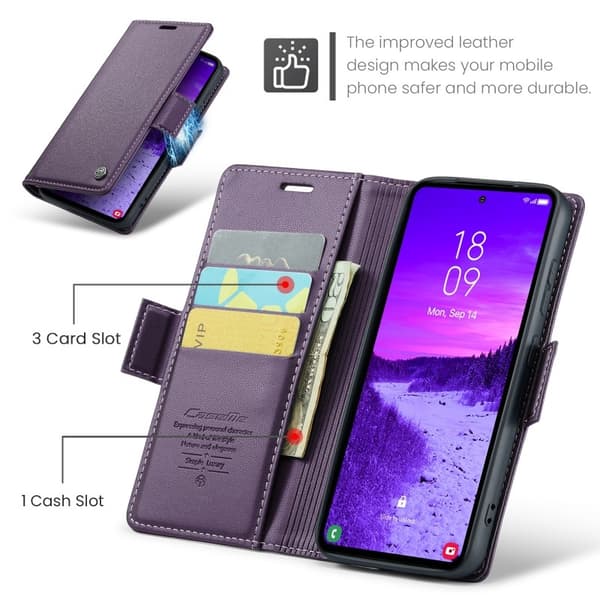 CaseMe Skin Pro Fodral Samsung S25 Plus - Lila