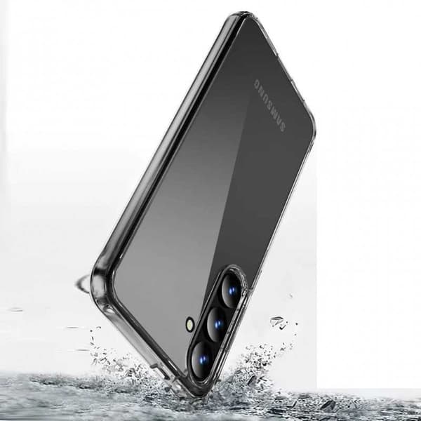 Samsung S25 Plus Stöttåligt Genomskinligt Skal Simple