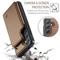 Miniatyrbild 4 av 6: CaseMe Stöttåligt Skal Korthållare Stativ 4-Fack Samsung S25 Brun