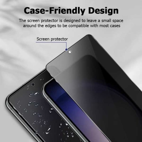Samsung S25 Plus Privacy Härdat glas 0.26mm 2.5D 9H