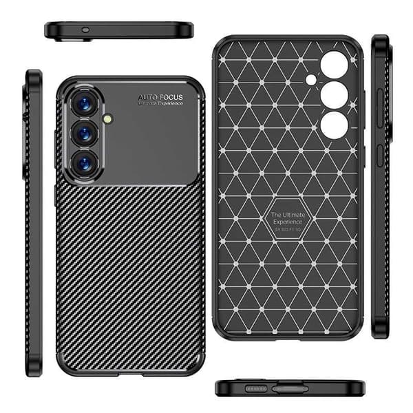 Samsung S25 Plus Stöttåligt Slimmat Skal FullCarbon V4