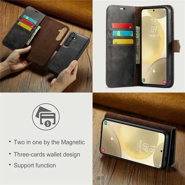 Mobilplånbok Magnetisk DG Ming för Samsung S25 Plus