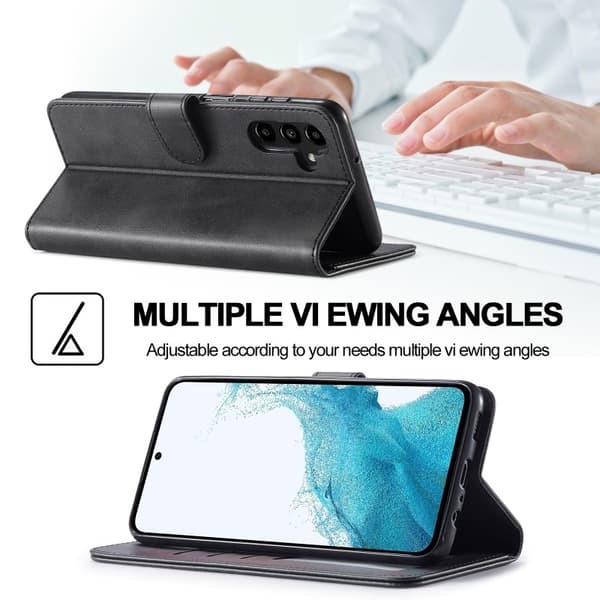 LC.IMEEKE Plånboksfodral Samsung S24 FE - Svart