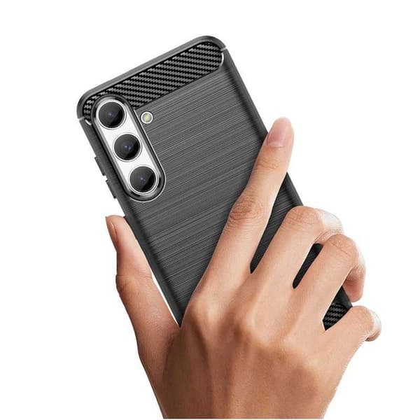 Samsung S25 Stöttåligt Skal SlimCarbon