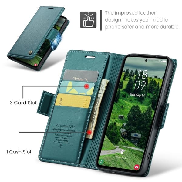 CaseMe Skin Pro Fodral Samsung S25 - Grön