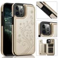 Miniatyrbild 7 av 7: iPhone 11 Pro Stöttåligt Skal Korthållare 3-FACK Flippr V2 - Guld