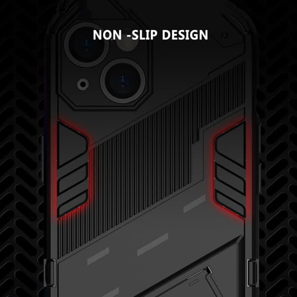 iPhone 16 Pro Max Stöttåligt Skal med Kickstand ThinArmor V2 - Grön