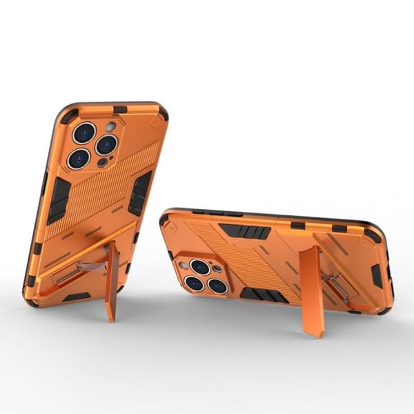 iPhone 16 Pro Stöttåligt Skal med Kickstand ThinArmor V2 - Orange