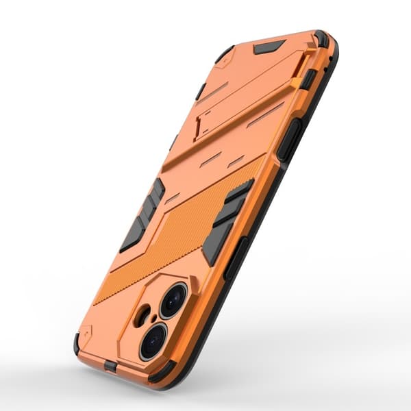 iPhone 16 Stöttåligt Skal med Kickstand ThinArmor V2 - Orange