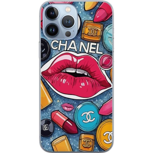 Apple iPhone 13 Pro Max Gennemsigtig cover Chanel Lips