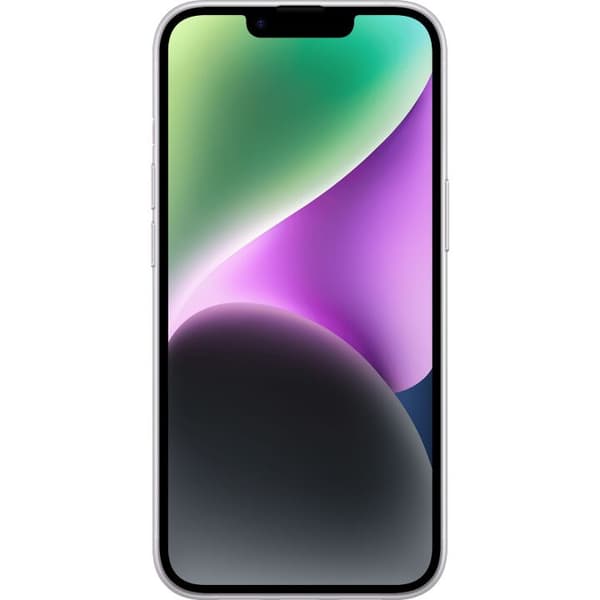 Apple iPhone 14 Genomskinligt Skal Alla hjärtans dag Stitch