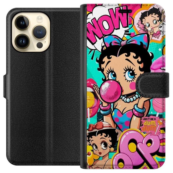 Apple iPhone 14 Pro Max Lompakkokotelo Betty Boop