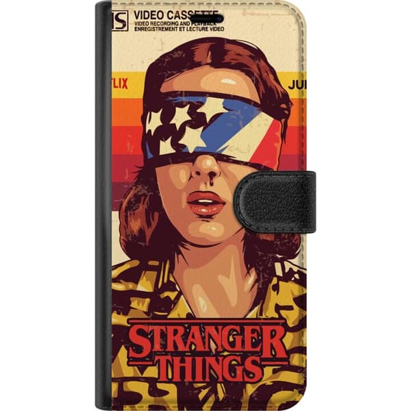 Apple iPhone 15 Tegnebogsetui Stranger Things VHS