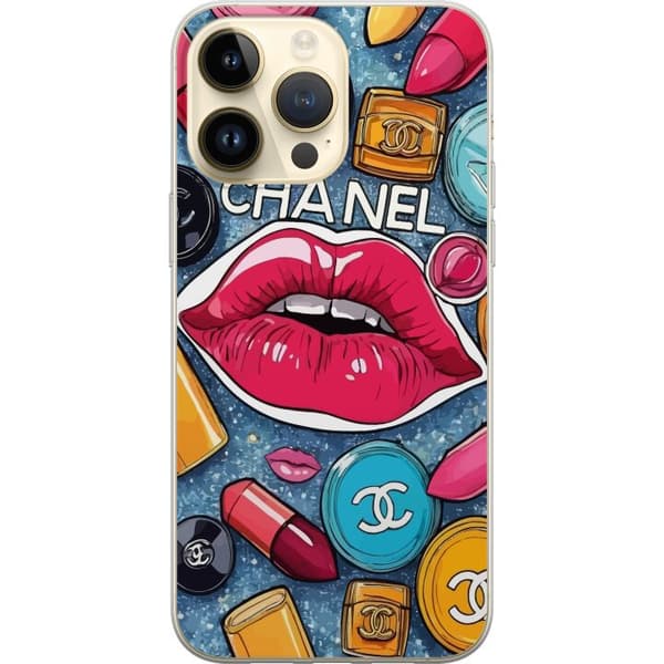 Apple iPhone 15 Pro Max Läpinäkyvä kuori Chanel Lips
