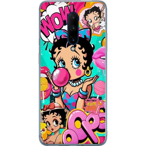 OnePlus 7T Pro Genomskinligt Skal Betty Boop