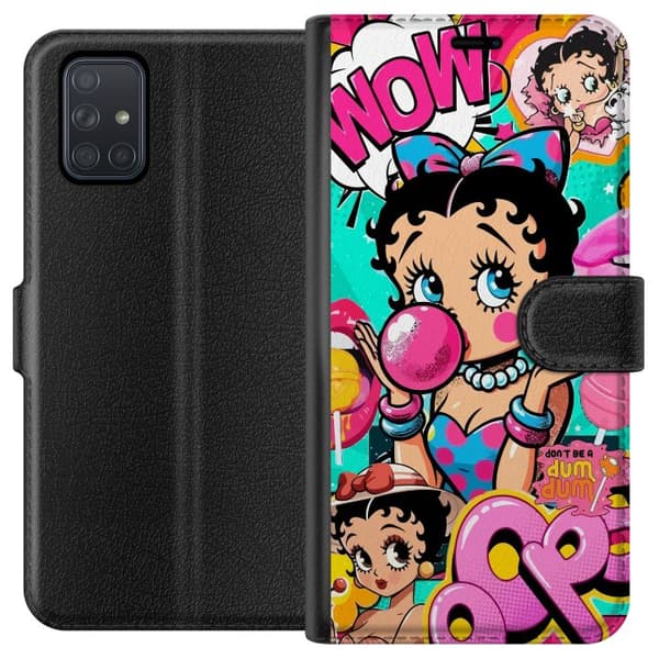 Samsung Galaxy A71 Tegnebogsetui Betty Boop
