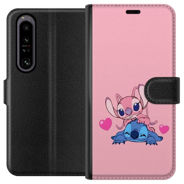 Sony Xperia 1 IV Lommeboketui Valentinsdag Stitch
