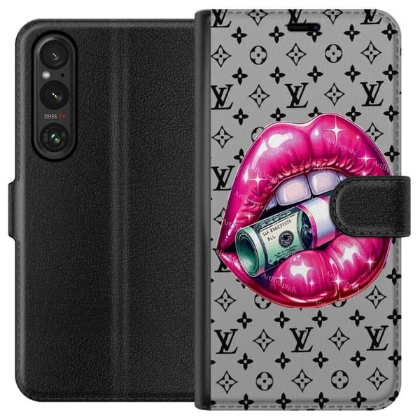 Sony Xperia 1 V Plånboksfodral LV Money Lip