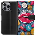 Miniatyrbillede 1 af 3: Apple iPhone 16 Pro Max Tegnebogsetui Chanel Lips