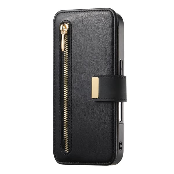 INF iPhone 16 Wallet Case med Ring & Stander, Magnetisk Flip Cover
