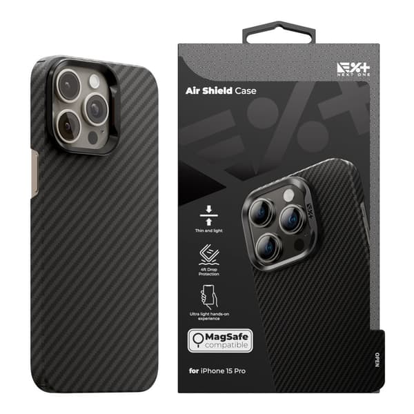 NEXT ONE AirShield MagSafe Carbon iPhone 15 Pro etui