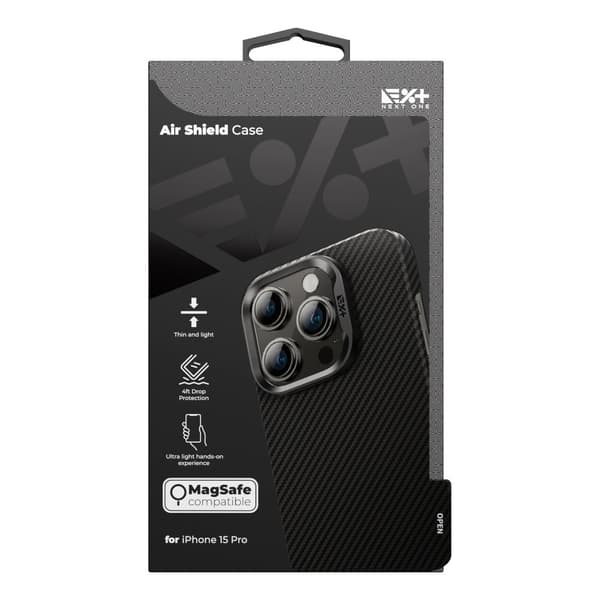 NEXT ONE AirShield MagSafe Carbon iPhone 15 Pro etui