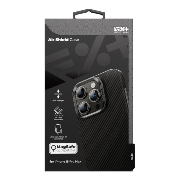 NEXT ONE AirShield MagSafe Carbon iPhone 15 Pro Max etui