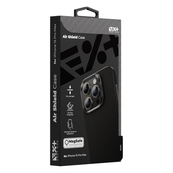 NEXT ONE AirShield MagSafe Carbon iPhone 15 Pro Max etui