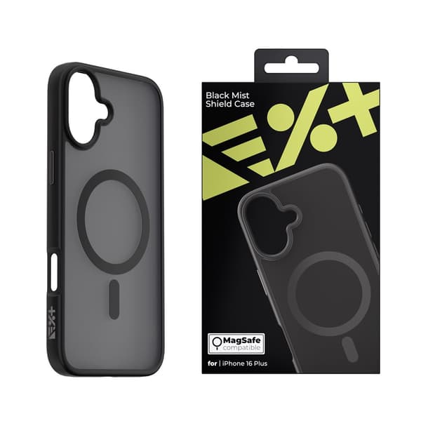 NEXT ONE Mist Shield MagSafe iPhone 16 Plus -kotelo musta