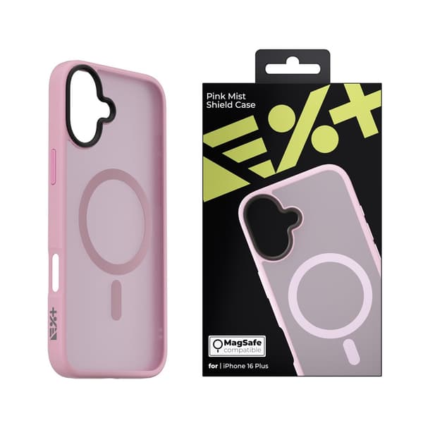 NEXT ONE Mist Shield MagSafe iPhone 16 Plus -kotelo pinkki