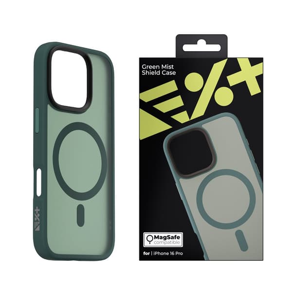 NEXT ONE Mist Shield MagSafe iPhone 16 Pro Cover grøn