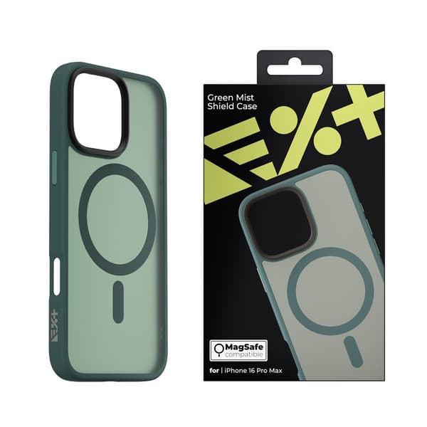 NEXT ONE Mist Shield MagSafe iPhone 16 Pro Max Case vihreä