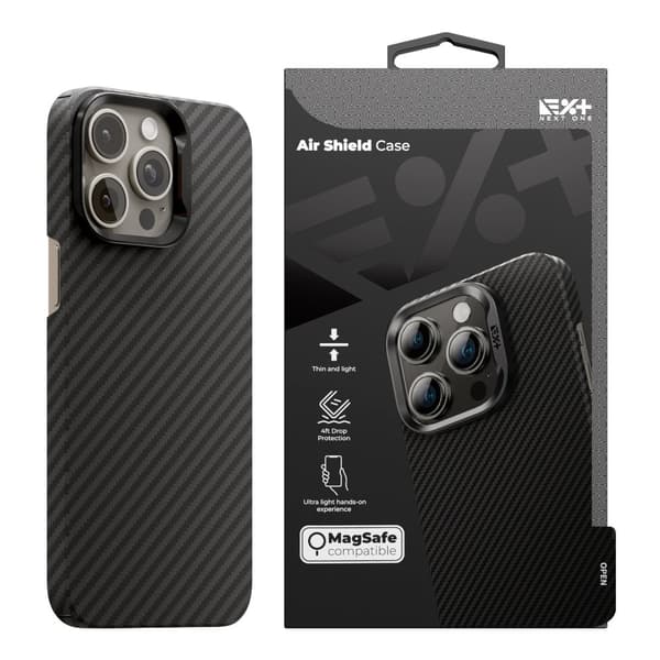 NEXT ONE AirShield MagSafe Carbon iPhone 16 Pro Max -kotelo