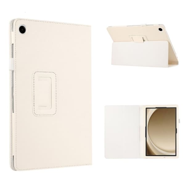 Samsung Galaxy Tab A9 Plus Cover i PU-läder - Vit
