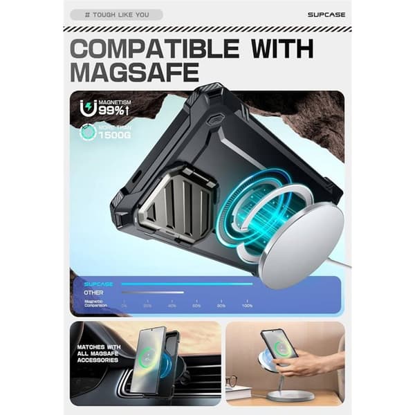 SUPCASE UB Mag XT fodral Samsung Galaxy S25 Ultra - Svart