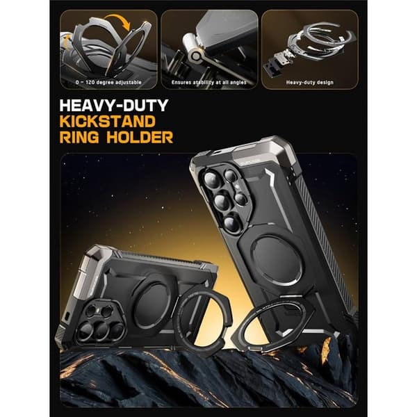 SUPCASE UB Grip cover Samsung Galaxy S25 Ultra - Sort