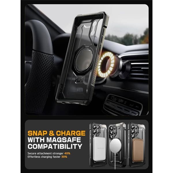 SUPCASE UB Grip cover Samsung Galaxy S25 Ultra - Sort