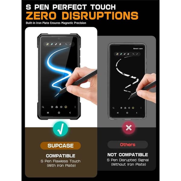 SUPCASE UB Grip cover Samsung Galaxy S25 Ultra - Sort