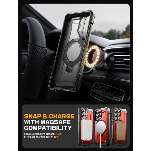 SUPCASE UB Grip skal Samsung Galaxy S25 Ultra - Ruddy