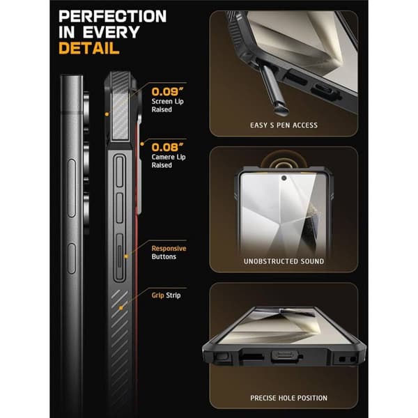 SUPCASE UB Grip skal Samsung Galaxy S25 Ultra - Ruddy