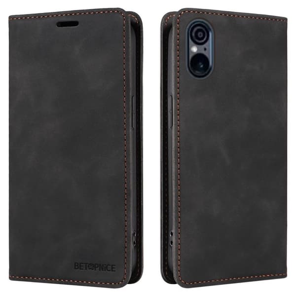 BETOPNICE 003 Sony Xperia 5 VI Fodral med RFID-blockering - Svart