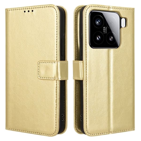 Xiaomi 15 Plånboksfodral - Guld
