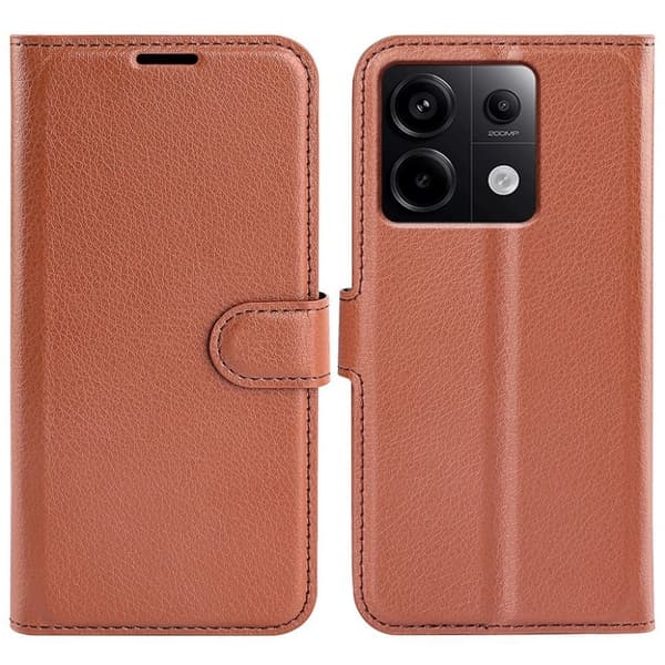 Xiaomi Redmi Note 13 Pro 5G etc. Textured Fodral - Brun