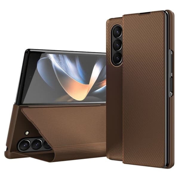 Samsung Galaxy Z Fold6 5G smartphone fodral - Brun