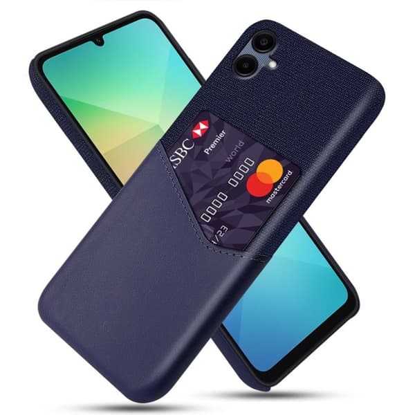 Samsung Galaxy A06 Skal med Kortfack - Blå