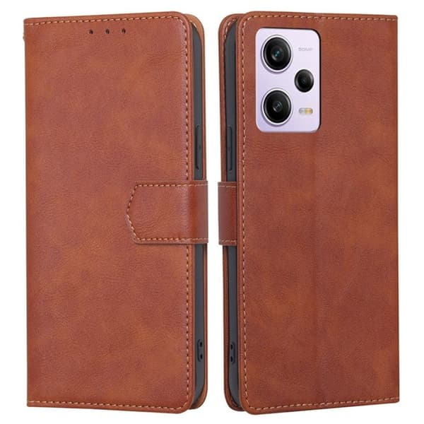 Xiaomi Redmi Note 12 Pro 5G Fodral med RFID-blockering - Brun
