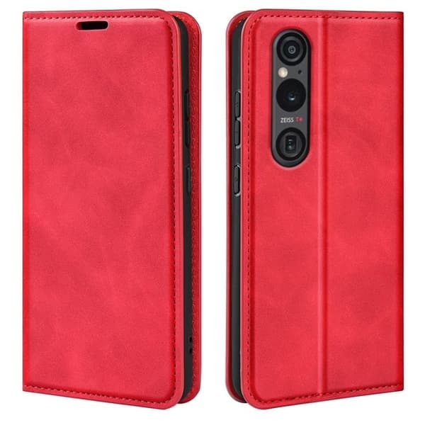 Sony Xperia 1 VI Fodral med plånbok - Röd