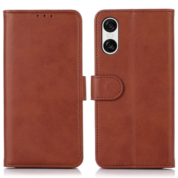 Sony Xperia 10 VI Fodral med magnetlås - Brun