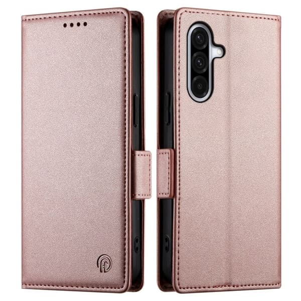 Samsung Galaxy A56 5G Fodral med Kortfack - Roséguld